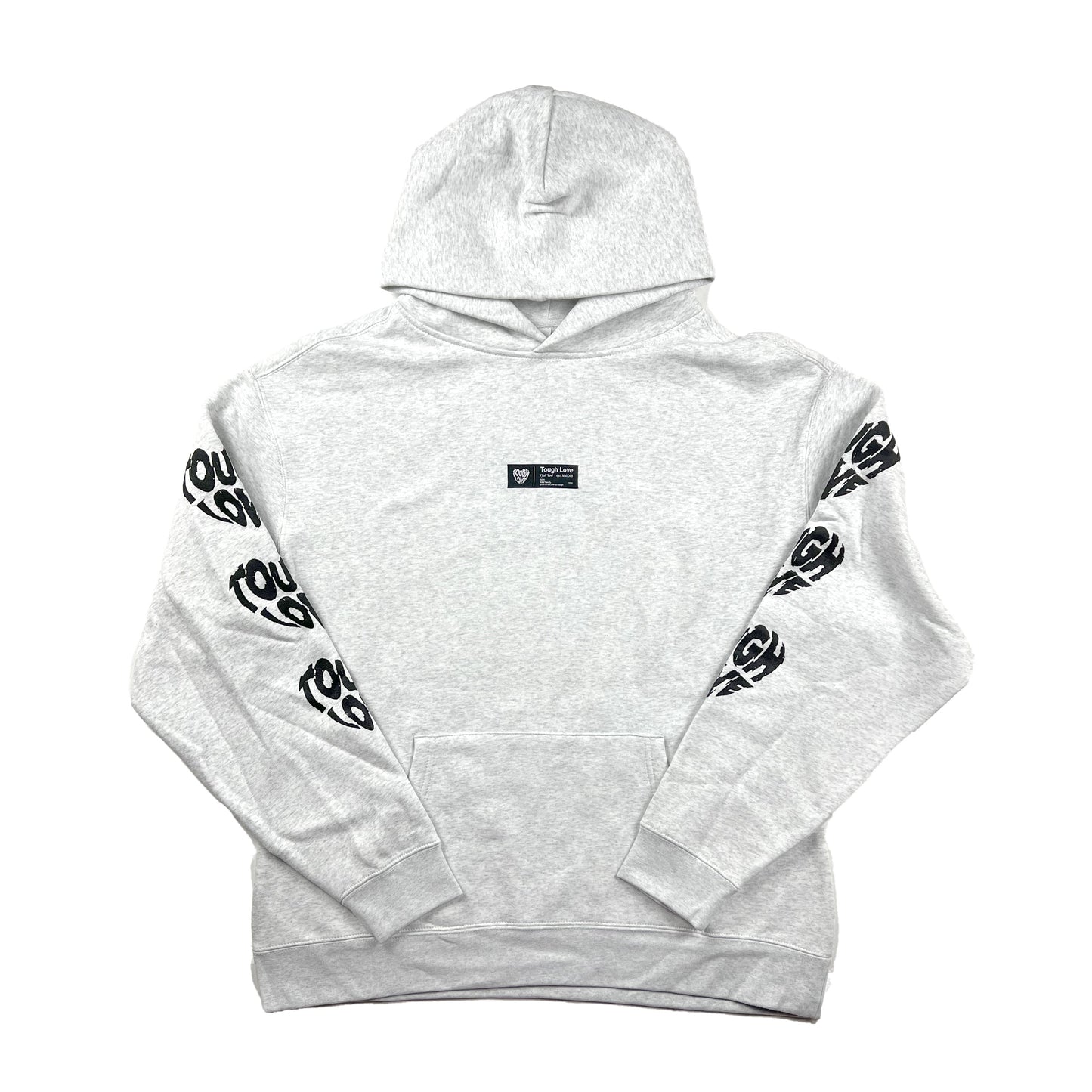 Premium Oversized Hoodie - White Heather