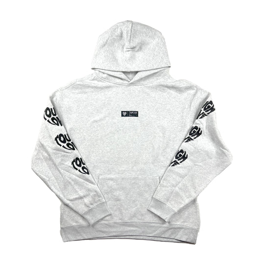 Premium Oversized Hoodie - White Heather